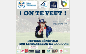 Recherche de bénévoles - TRIATHLON BRESSAN 13 octobre 2024