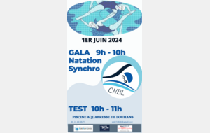 GALA NATATION SYNCHRONISEE / SEANCE D'ESSAI